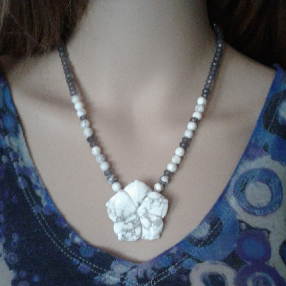SALE*HC Natural Aquamarine/*Buff Turquoise 19.5"Nk